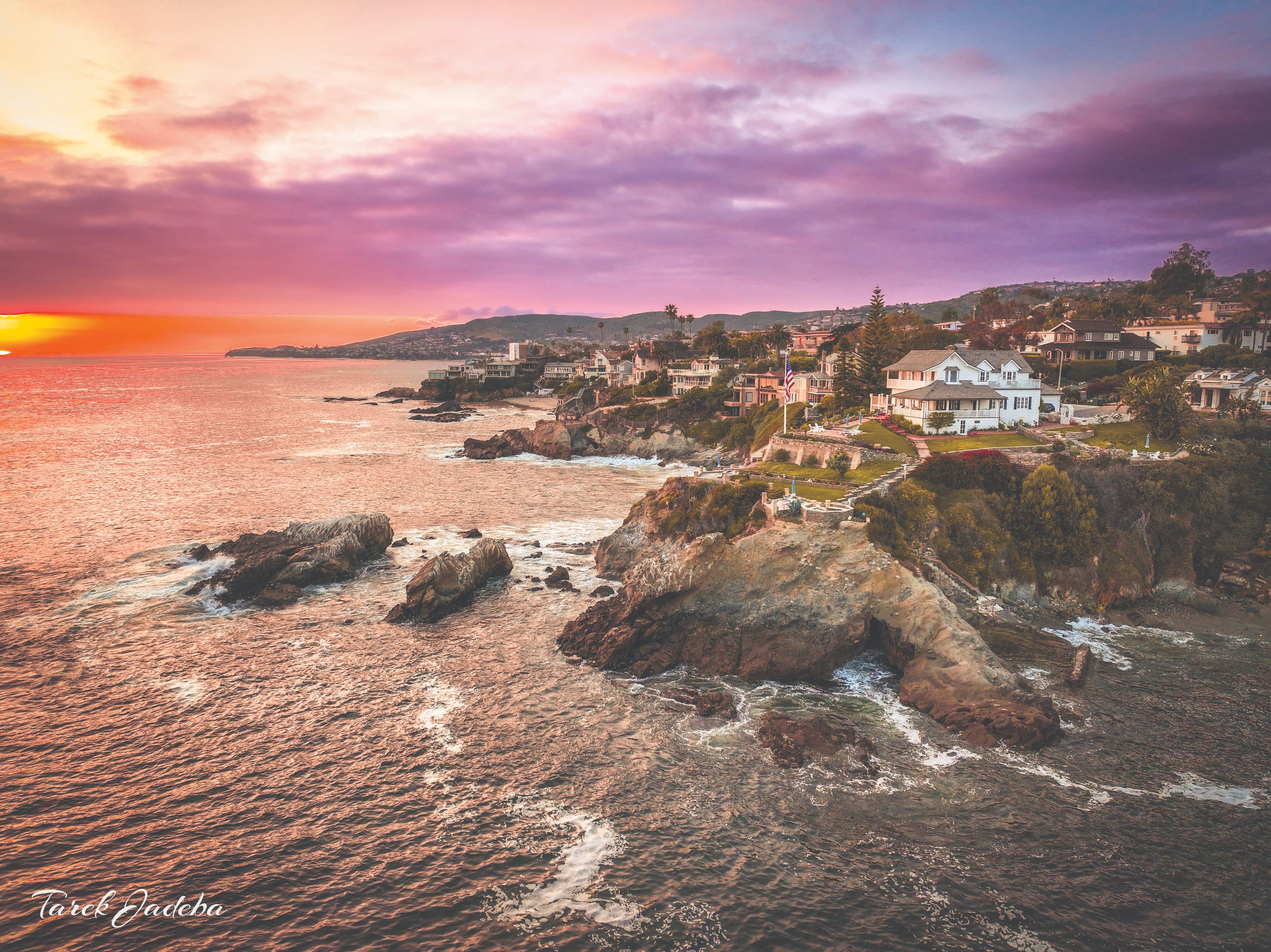 Laguna Beach, home to celebrities and coastal charm